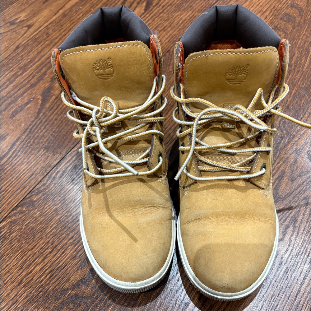 Timberland kids Light Brown Leather Boots